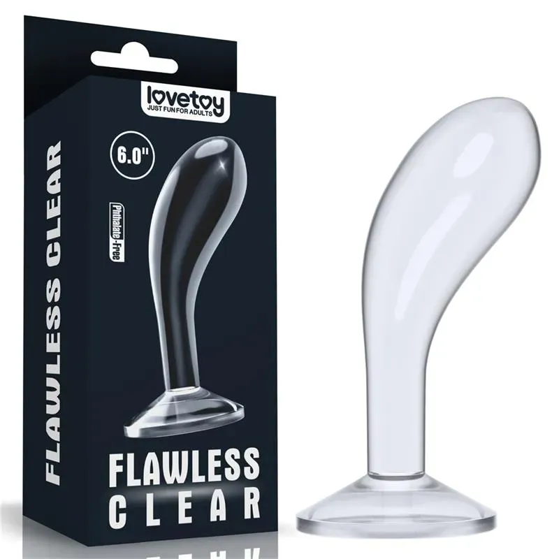 LOVETOY Flawless Clear 6 анальная пробка, TPE