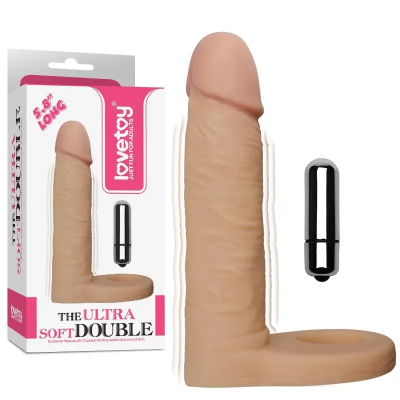 LOVETOY The Ultra Soft Double vibreeriv dildo