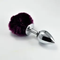 LOVETOY metallist anaaltapp pompooniga, suurus L