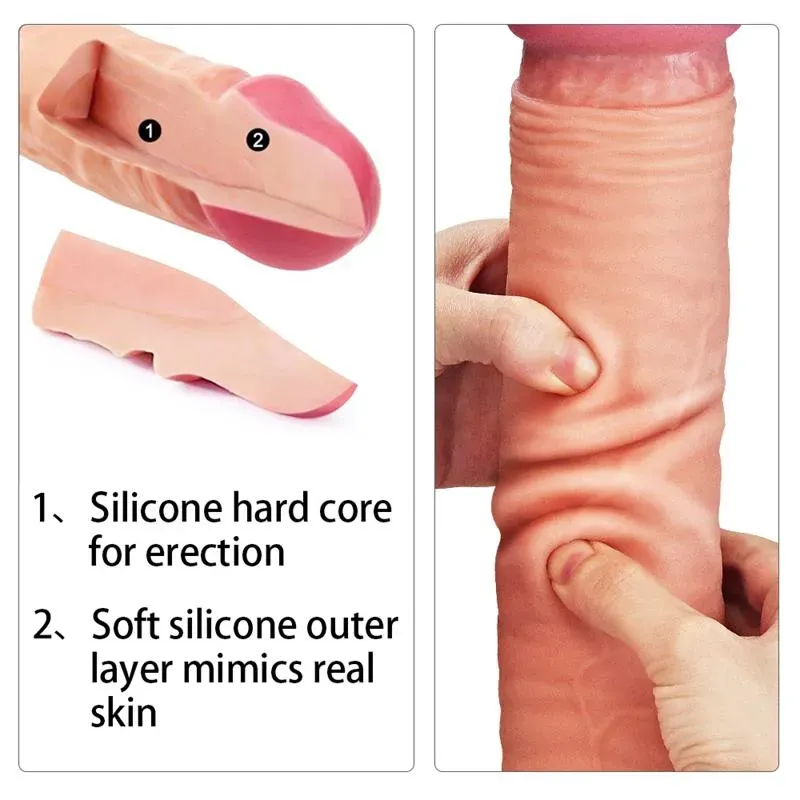 LOVETOY Nature 12 Dual Layer realistlik dildo