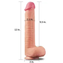 LOVETOY Nature 12 Dual Layer фаллоимитатор