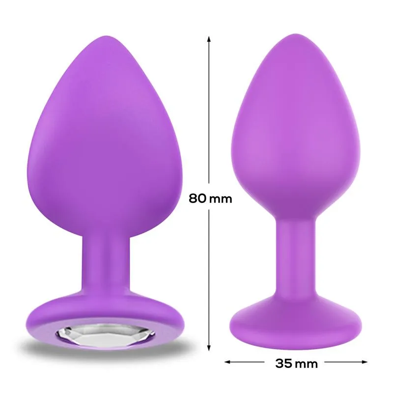Sädelev anaaltapp, violetne, M | Noks.ee