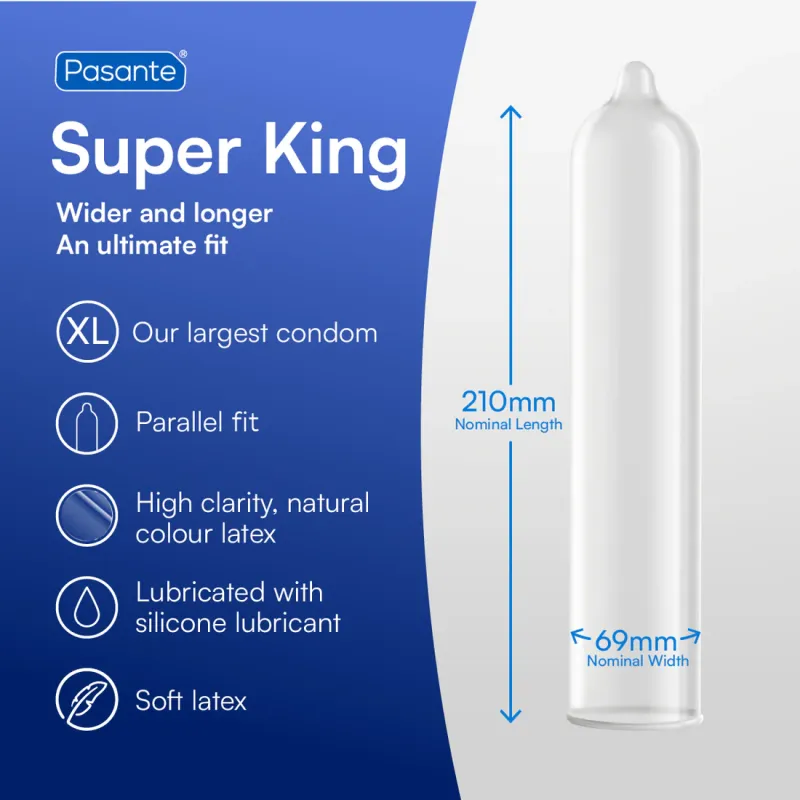 Pasante Super King kondoomid