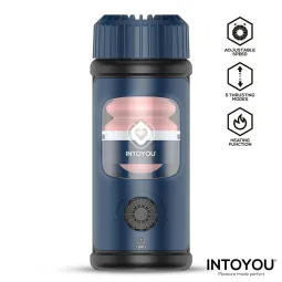 Tenkro masturbaator thrusting-liikumise ja soojendusfunktsiooniga (USB-C)