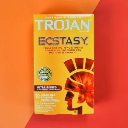 Trojan Ecstasy Ultra Ribbed 10