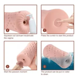 XISE masturbaator thrusting ja vibratsiooniga