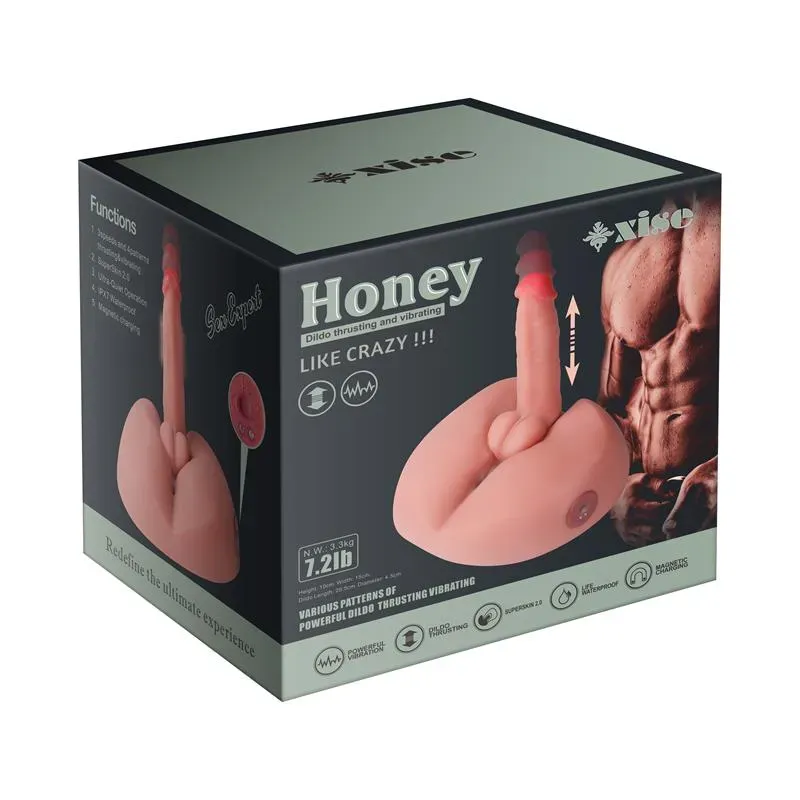 XISE Honey мастурбатор с вибрацией и толчками