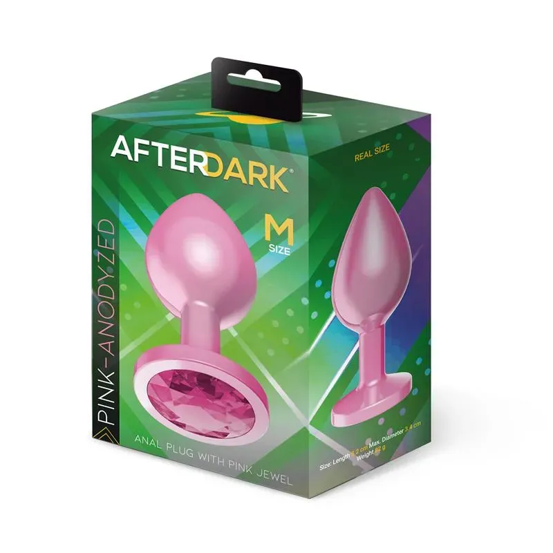 AFTERDARK анодированная анальная пробка M