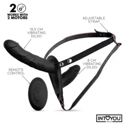 INTOYOU BDSM LINE Jordan страпон с вибрацией