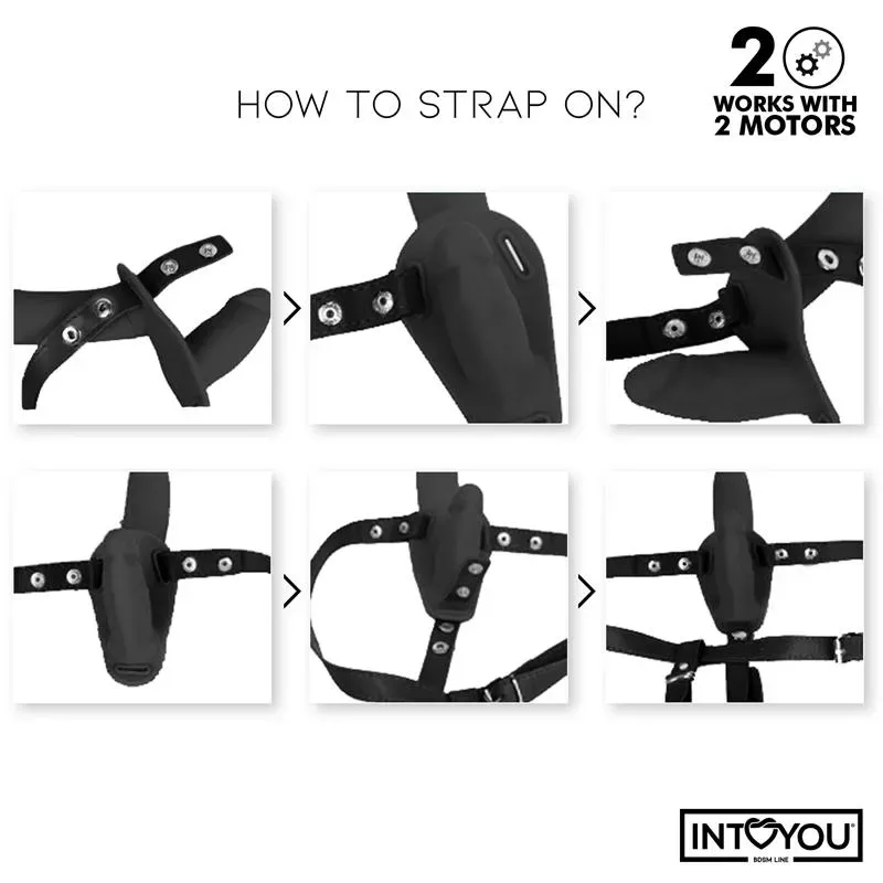 INTOYOU BDSM LINE Jordan strap-on rihmad