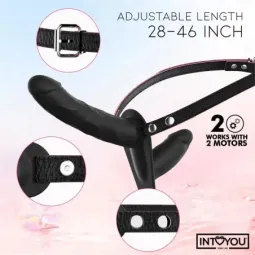INTOYOU BDSM LINE Jordan страпон с вибрацией