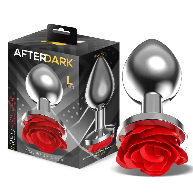 AFTERDARK металлическая анальная пробка L