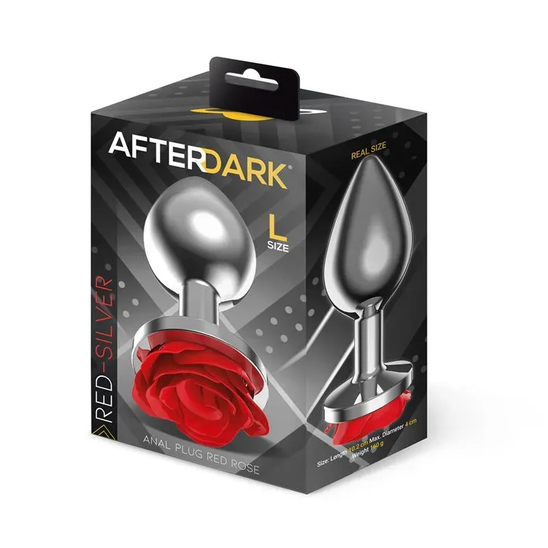 AFTERDARK металлическая анальная пробка L