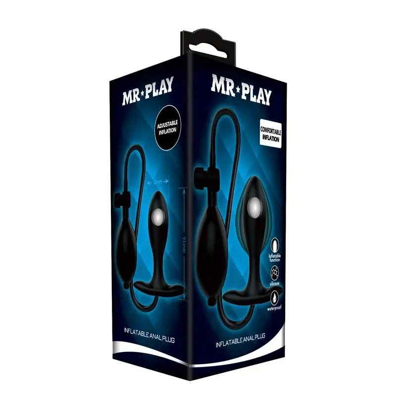 MR PLAY täispumbatav anaaltapp silikoonist