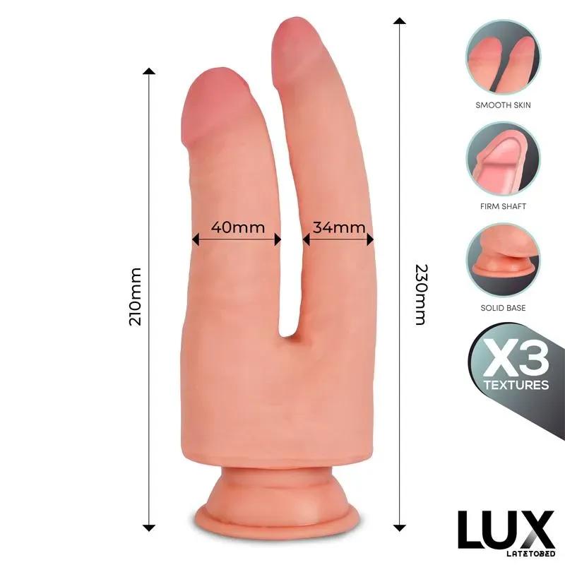 LUX Franz Triple Density kahepoolne dildo