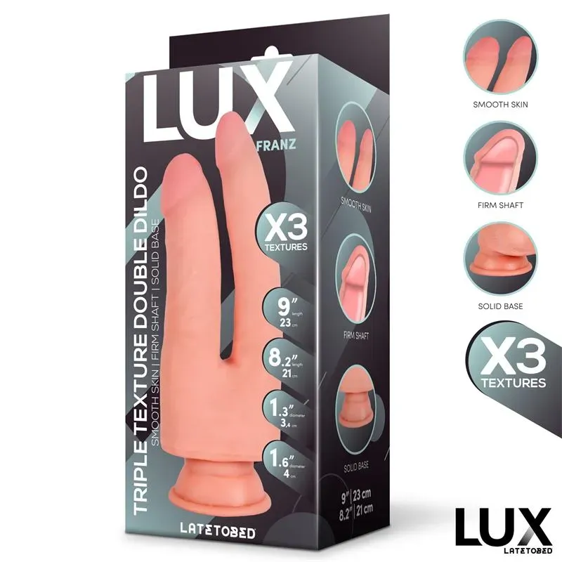 LUX Franz Triple Density kahepoolne dildo