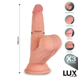LUX Lars Triple Density realistlik dildo 19,5 cm