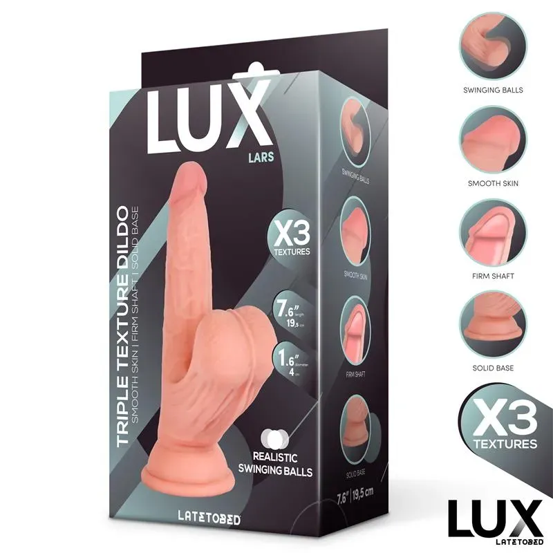 LUX Lars Triple Density realistlik dildo 19,5 cm