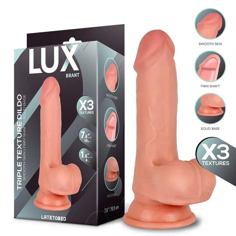 LUX Brant Triple Density реалистичный дилдо 19,5 см