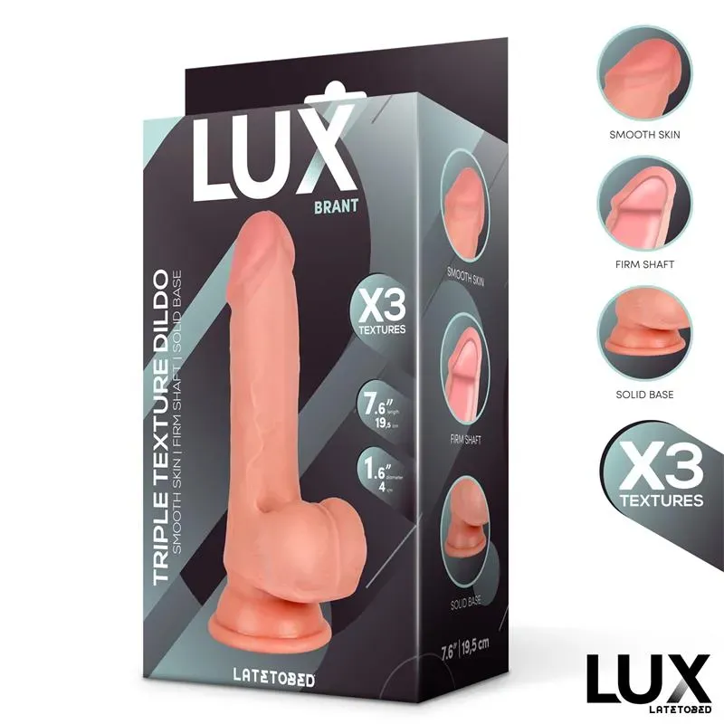 LUX Brant Triple Density реалистичный дилдо 19,5 см