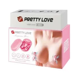 PRETTYLOVE Surprise Box виброяйцо и зажимы для сосков