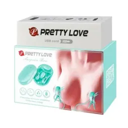 PRETTYLOVE Surprise Box виброяйцо и зажимы