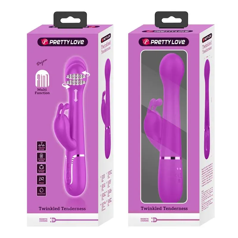 PRETTYLOVE Dejon jänkuvibraator, roosa