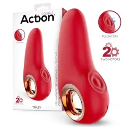 ACTION Trazy стимулятор с пульсацией и вибрацией