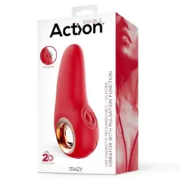 ACTION Trazy стимулятор с пульсацией и вибрацией