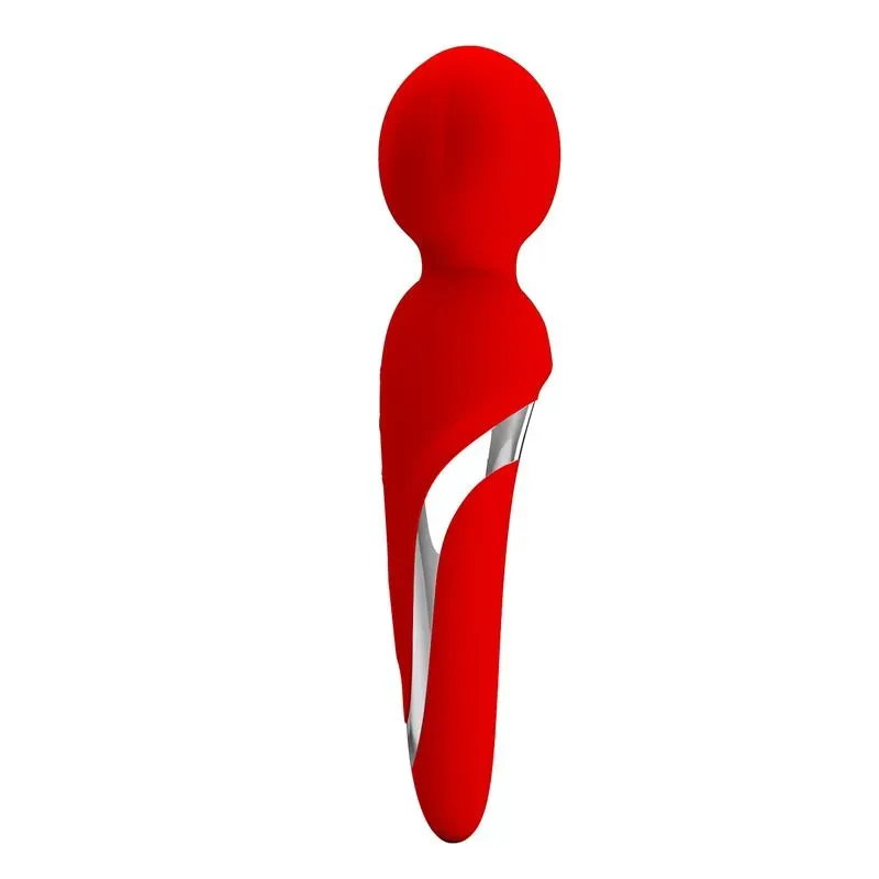 PRETTYLOVE Walter Wand punane wand-vibraator