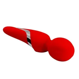 PRETTYLOVE Walter Wand punane wand-vibraator