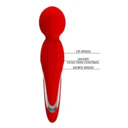 PRETTYLOVE Walter Wand красный вибромассажёр