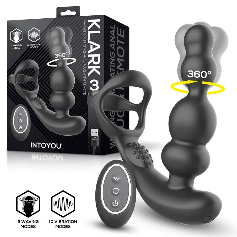 INTOYOU Klark анальная пробка с пультом