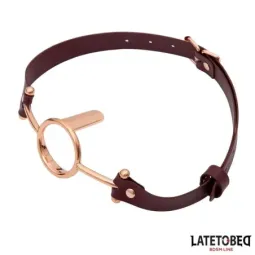LATETOBED Leather O Ring Gag кожаный кляп-кольцо