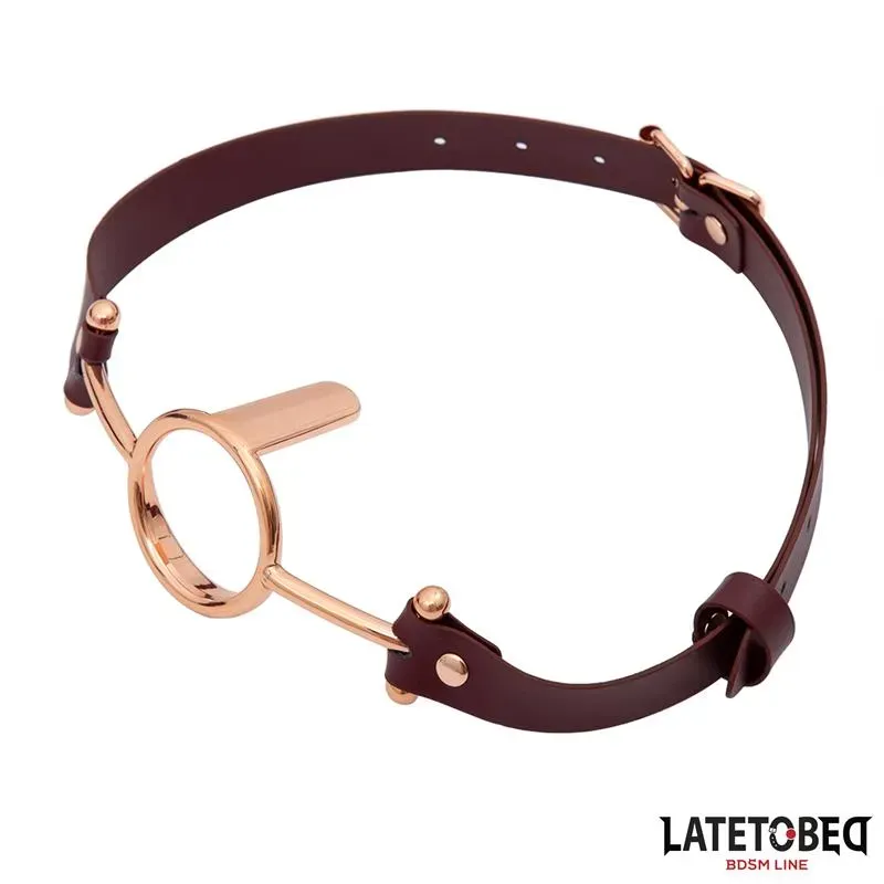LATETOBED Leather O Ring Gag кожаный кляп-кольцо