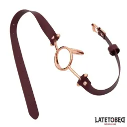 LATETOBED Leather O Ring Gag rõngassuulukk
