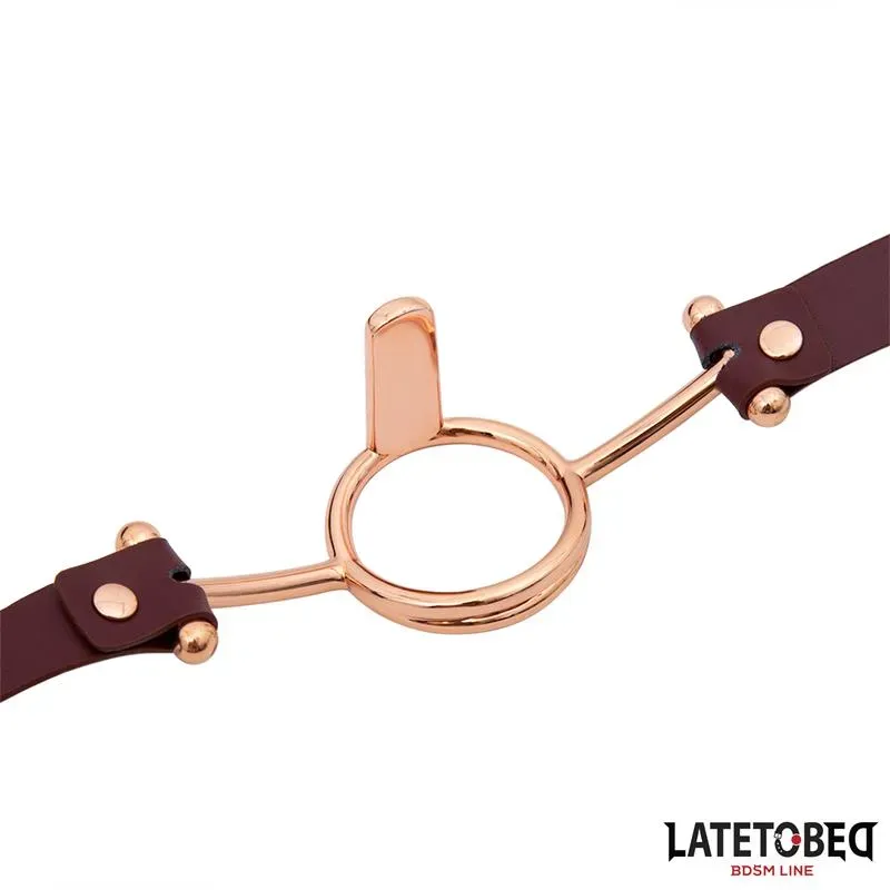 LATETOBED Leather O Ring Gag кожаный кляп-кольцо
