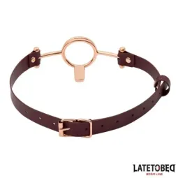 LATETOBED Leather O Ring Gag кожаный кляп-кольцо