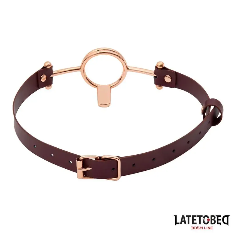 LATETOBED Leather O Ring Gag кожаный кляп-кольцо