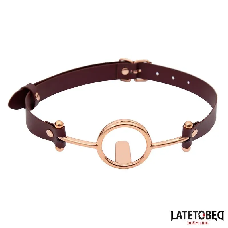 LATETOBED Leather O Ring Gag кожаный кляп-кольцо