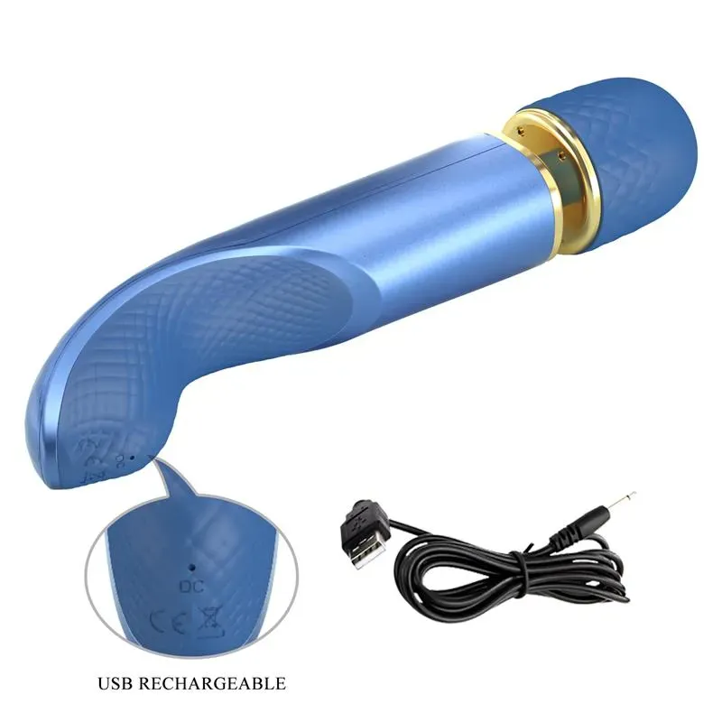 PRETTYLOVE Vibrating Wand massaažipulk, sinine