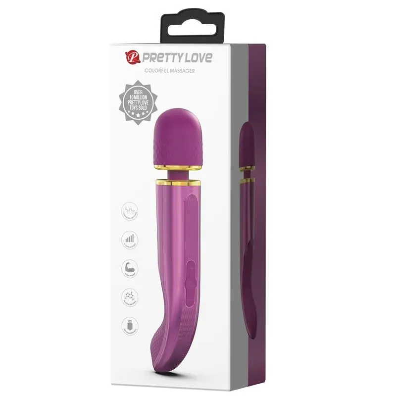 PRETTYLOVE Vibrating Wand Silicona вибромассажёр