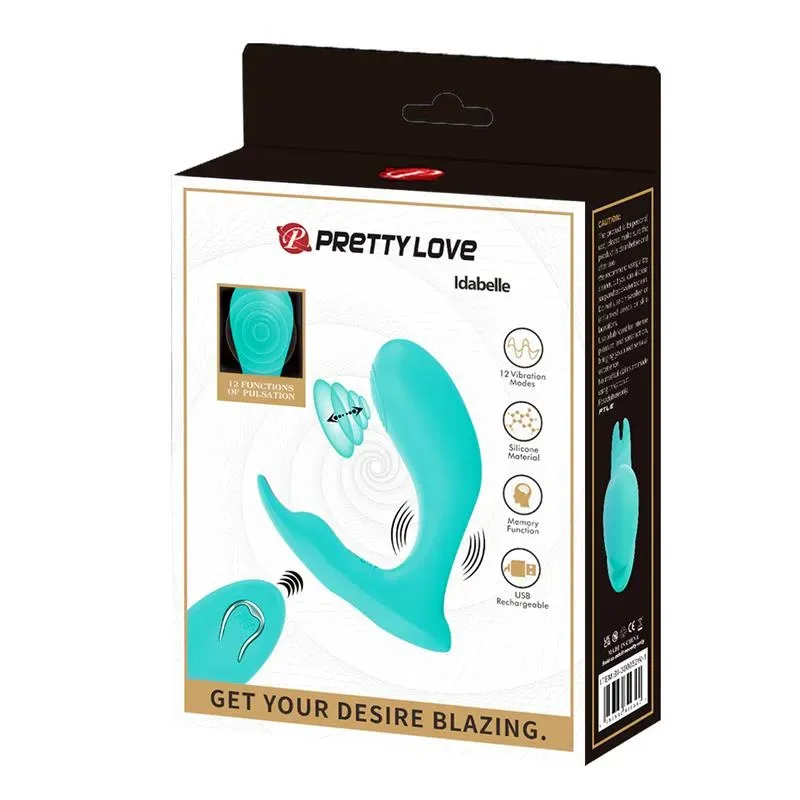 Вибратор PRETTYLOVE Idabelle с пультом