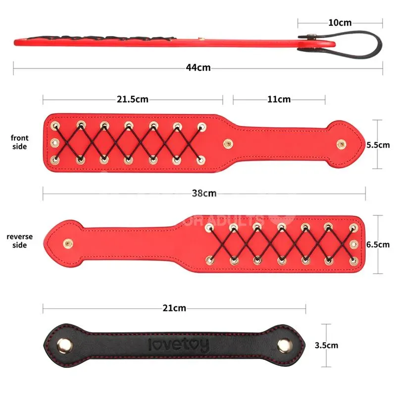 LOVETOY Rebellion Reign Rope Paddle 15 шлепалка
