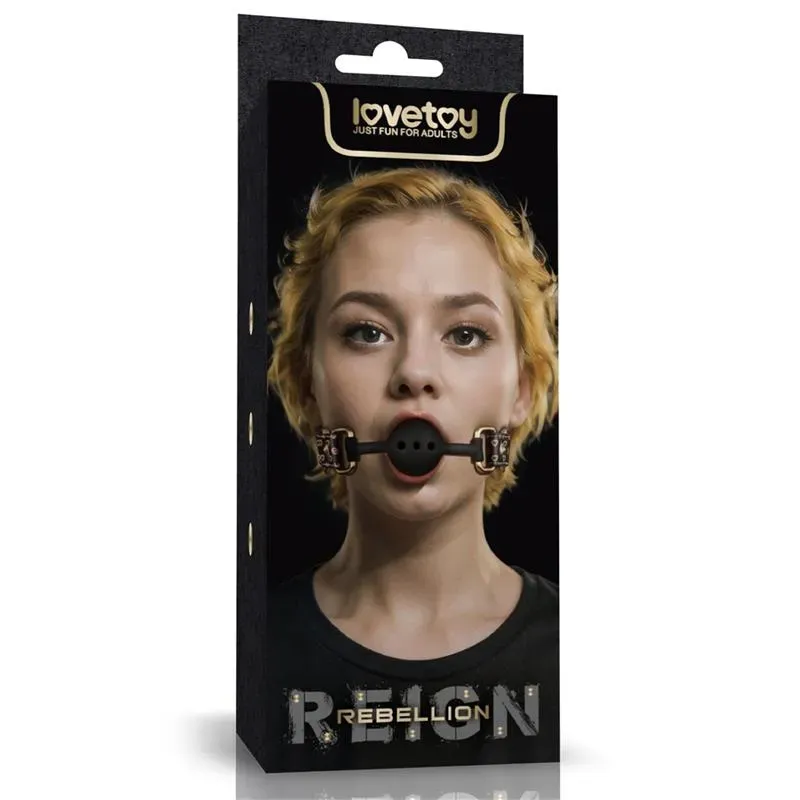 LOVETOY Rebellion Reign силиконовый кляп-шар