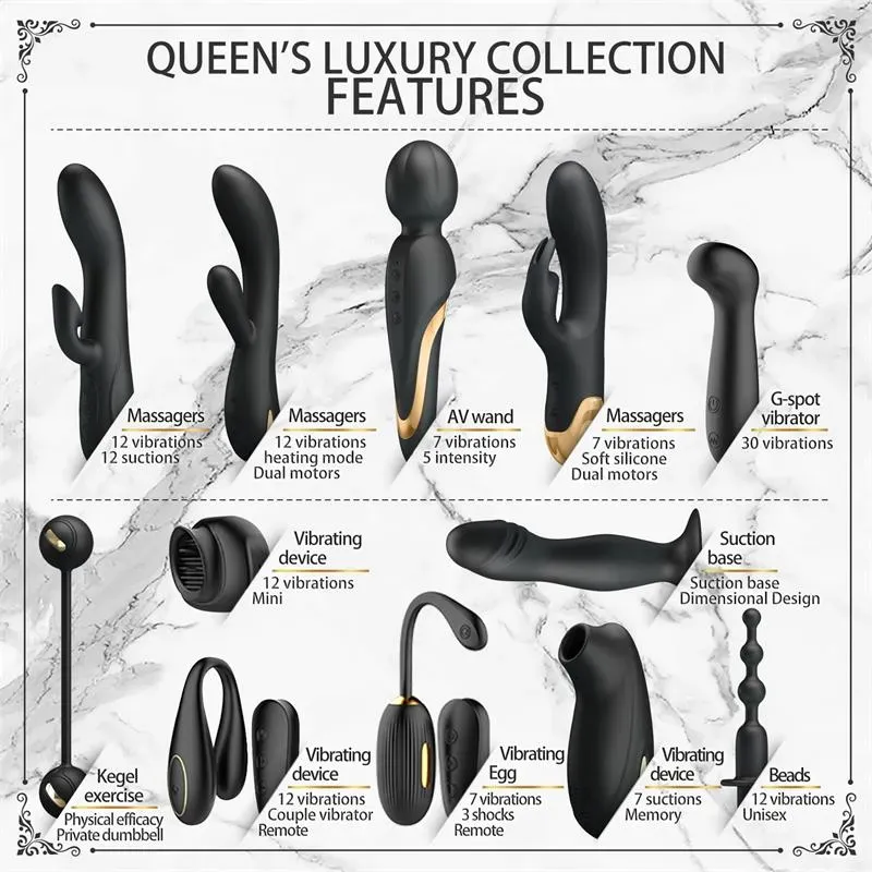 PRETTYLOVE Luxury Set Queens 12 lelu komplekt