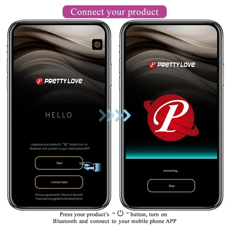 PRETTYLOVE Jefferson anaaltapp vibratsiooniga