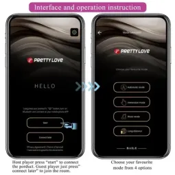 PRETTYLOVE Jefferson анальная пробка с вибрацией
