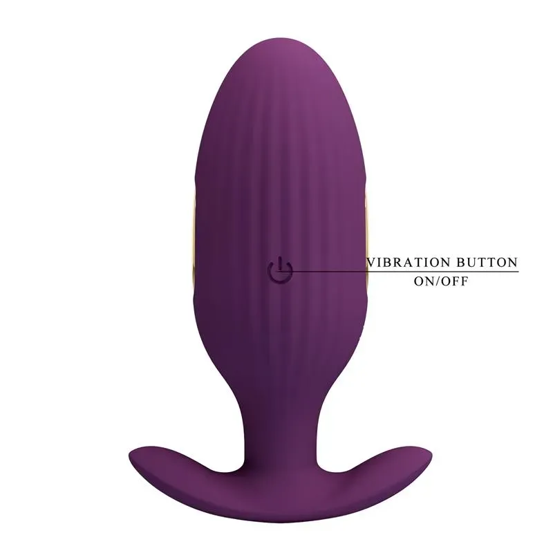 PRETTYLOVE Jefferson анальная пробка с вибрацией