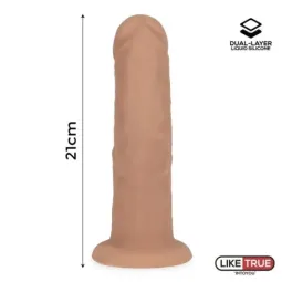 LIKETRUE реалистичный фаллоимитатор, силикон 21 см